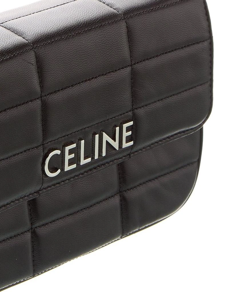 商品Celine|CELINE Monochrome Quilted Leather Shoulder Bag,价格¥15888,第3张图片详细描述