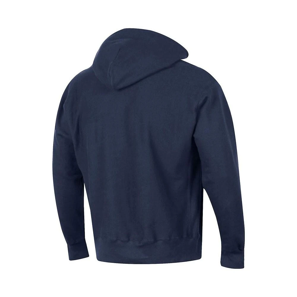 商品CHAMPION|Men's Navy Cal Bears Team Arch Reverse Weave Pullover Hoodie,价格¥625,第2张图片详细描述