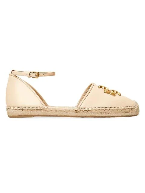 商品Tory Burch|Eleanor Leather D'Orsay Espadrilles,价格¥968,第1张图片