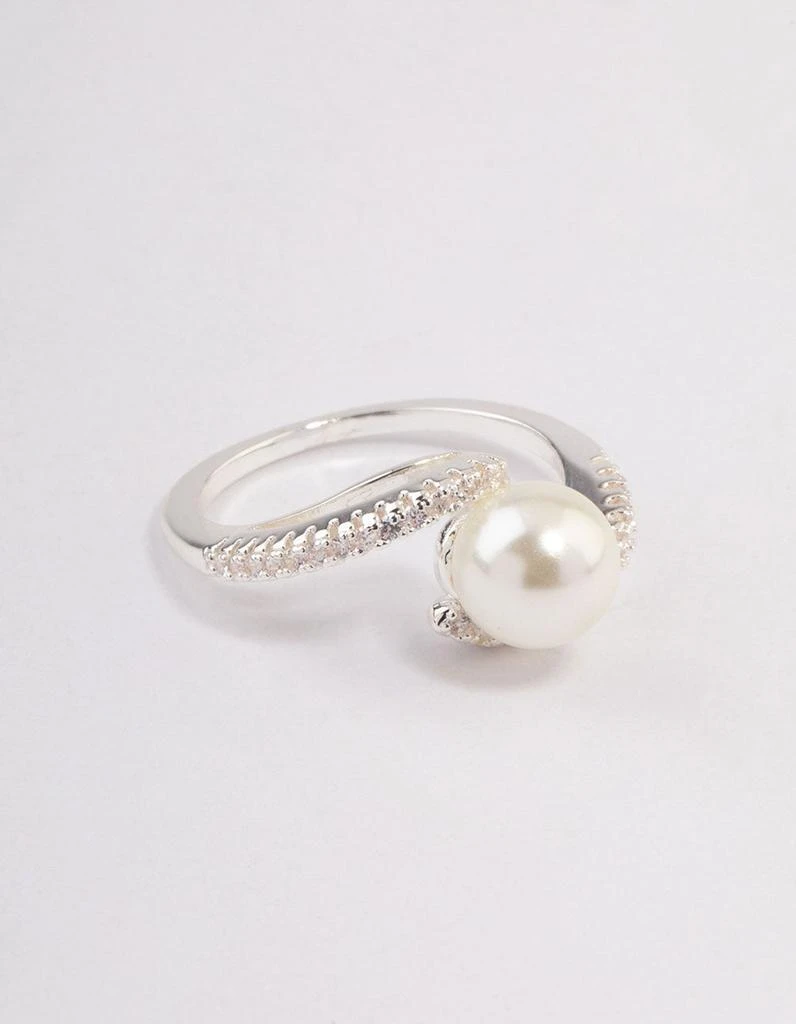 商品Lovisa|Silver Plated Wrapped Pearl Ring,价格¥150,第1张图片