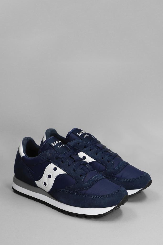 Saucony Jazz Original Sneakers In Blue Suede And Fabric商品第2张图片规格展示