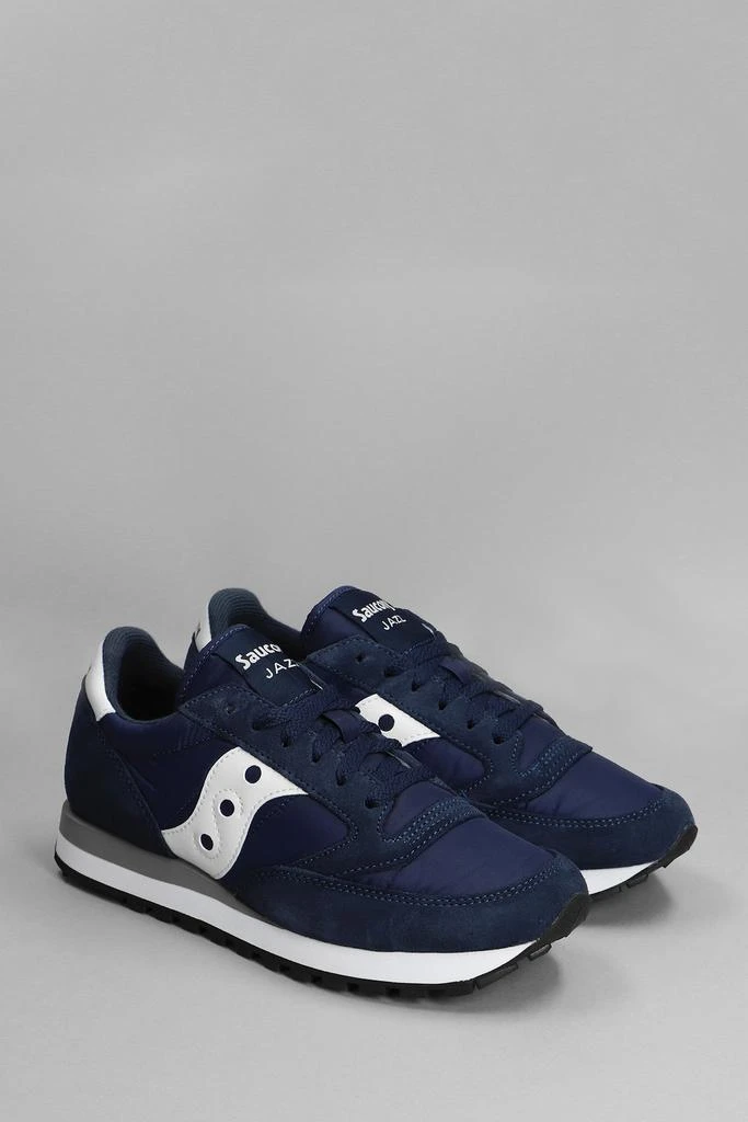 商品Saucony|Saucony Jazz Original Sneakers In Blue Suede And Fabric,价格¥860,第2张图片详细描述