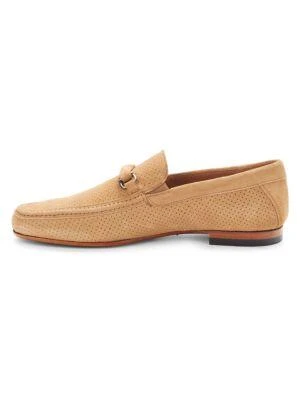 商品Mezlan|Perforated Suede Loafers,价格¥714,第4张图片详细描述