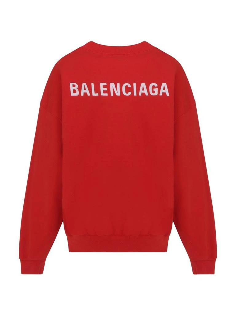 商品Balenciaga|Balenciaga Logo Printed Crewneck Sweatshirt,价格¥3560,第2张图片详细描述