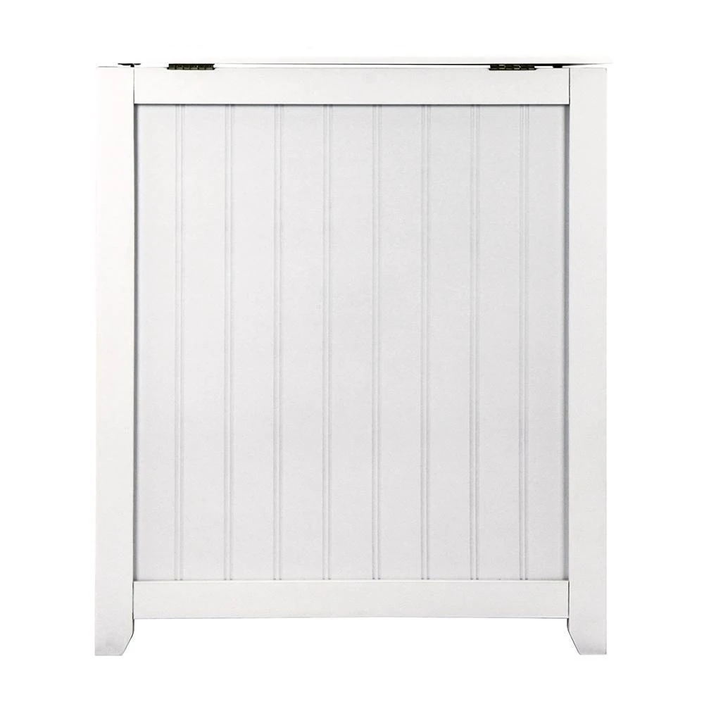 商品Oceanstar|Oceanstar White Finished Rectangular Laundry Wood Hamper with Interior Bag,价格¥993,第5张图片详细描述