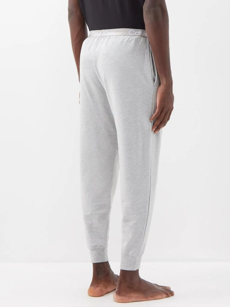 商品Calvin Klein|Logo-jacquard cotton-blend jersey pyjama trousers,价格¥263,第5张图片详细描述