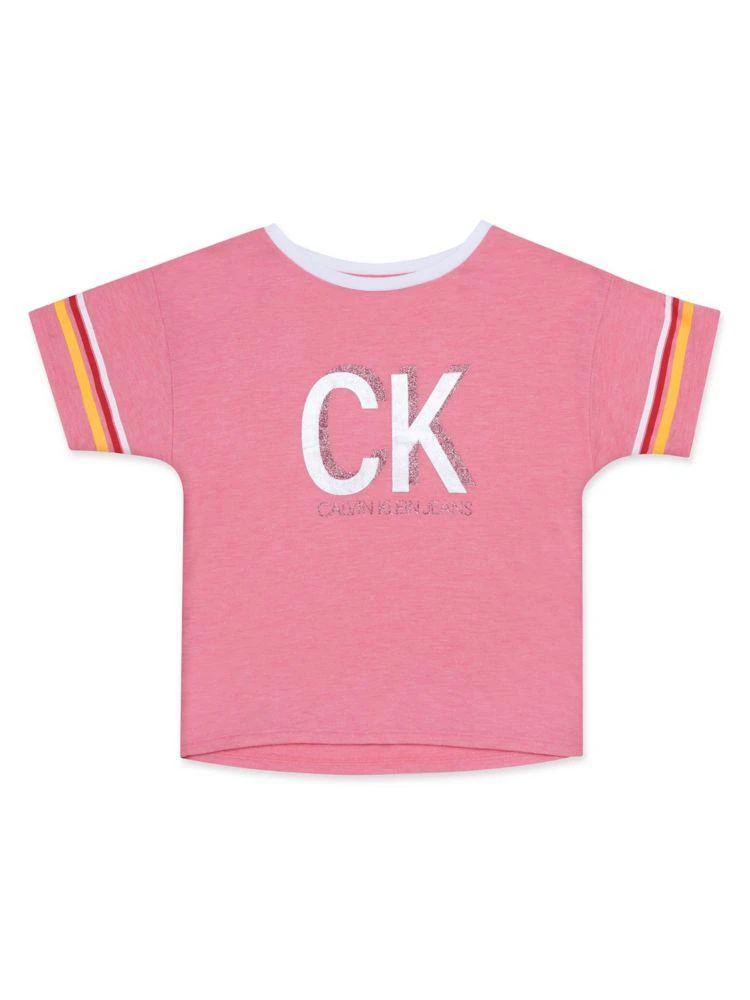 商品Calvin Klein|Girl's Graphic Logo Tee,价格¥44,第1张图片