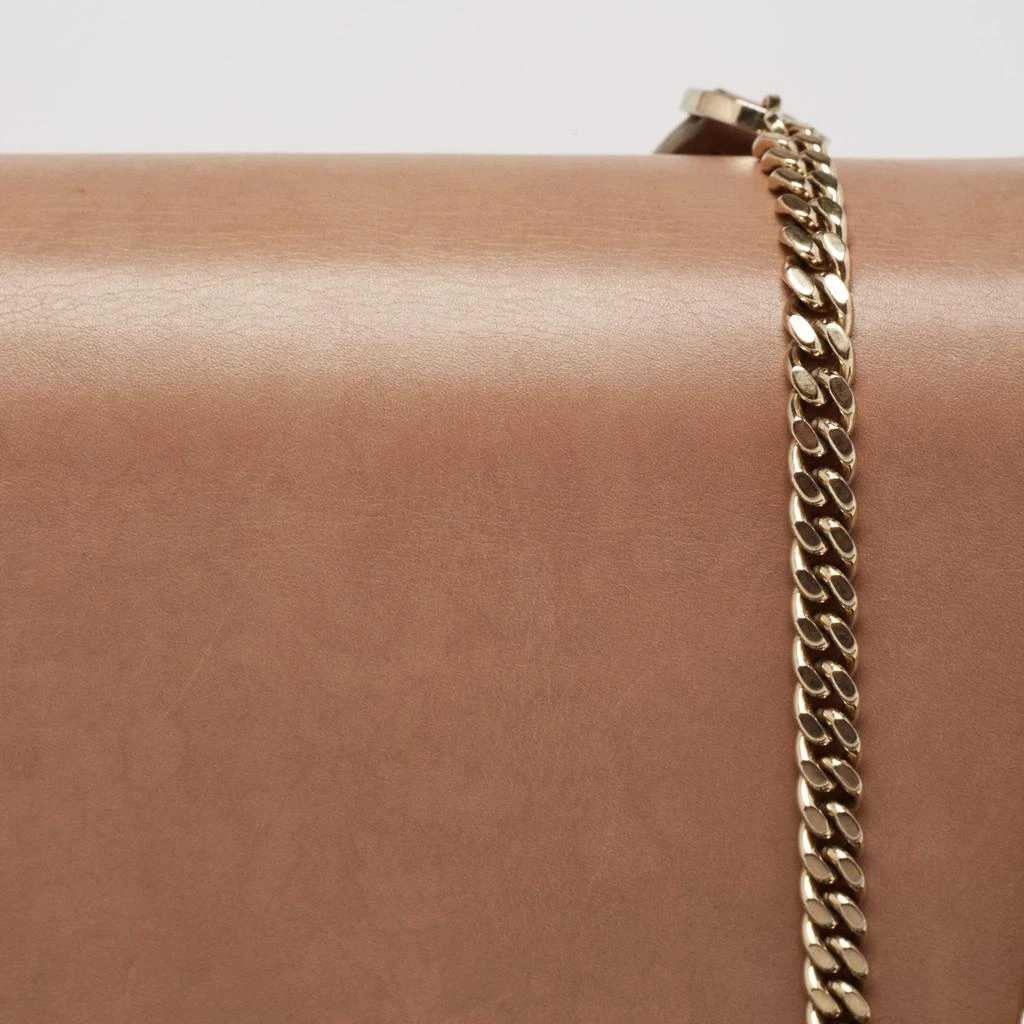 商品[二手商品] BVLGARI|Bvlgari Beige/Black Leather and Perspex Small Flap Cover Shoulder Bag,价格¥3104,第5张图片详细描述