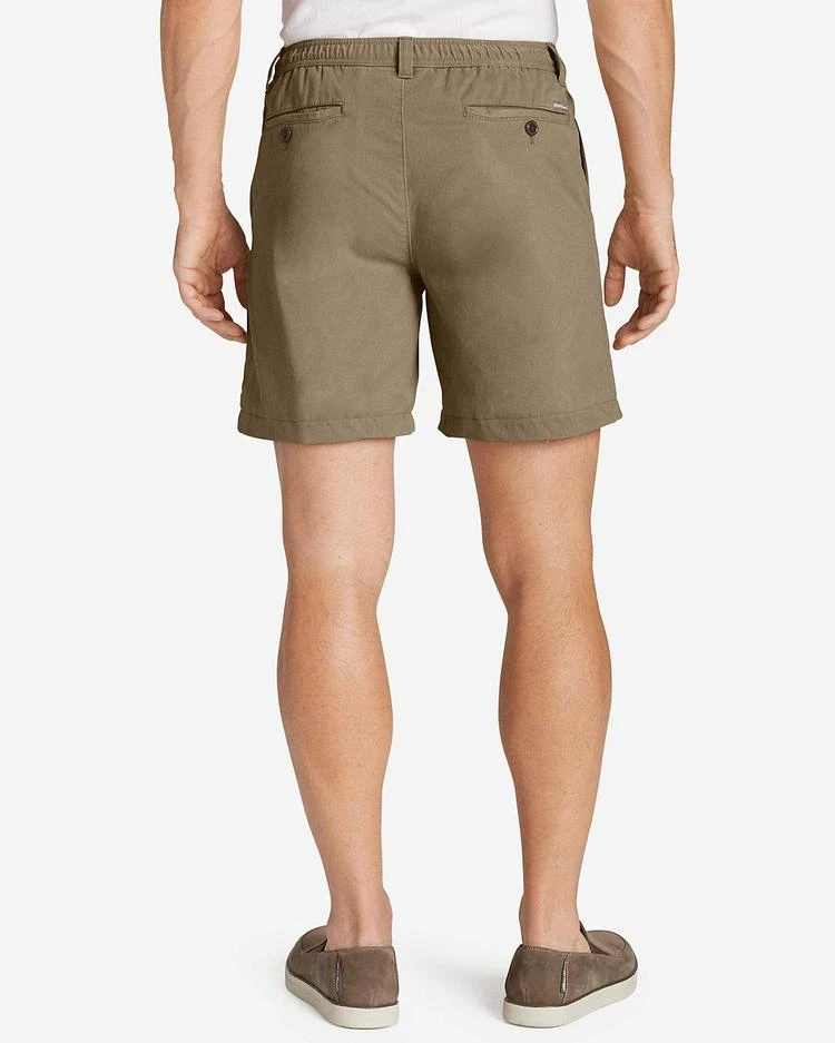 商品Eddie Bauer|男士Men's Legend Wash 7" Chino Shorts - Solid,价格¥187,第3张图片详细描述