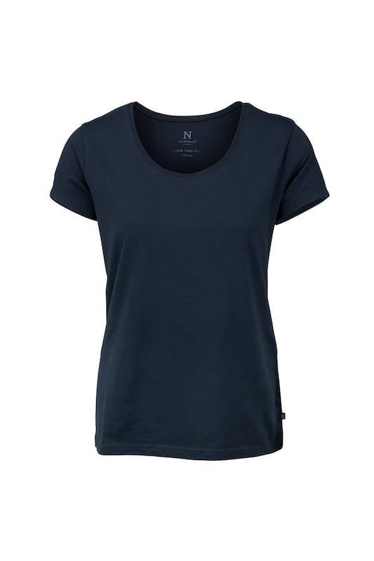 商品Nimbus|Nimbus Womens/Ladies Montauk Essential Short Sleeve T-Shirt (Navy) Navy (Blue),价格¥199,第1张图片