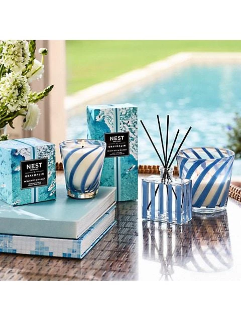 商品NEST New York|Gray Malin Ocean Mist & Sea Salt 3-Wick Candle,价格¥481,第4张图片详细描述