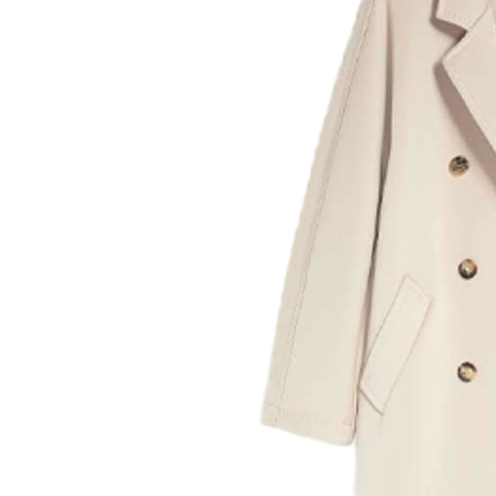 商品[国内直发] Max Mara|[预售3天]101801系列 Madame2系列 轻版双面呢宽松排扣大衣 女款 浅驼色,价格¥6557,第6张图片详细描述