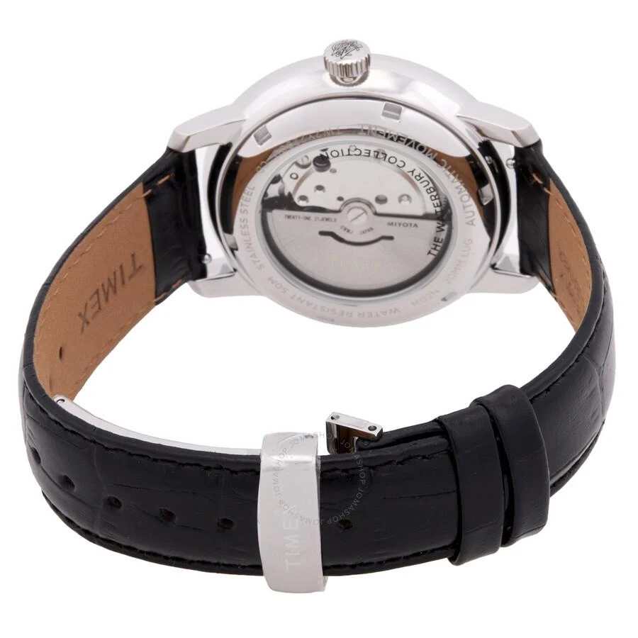 商品Timex|Waterbury Automatic Silver-Tone Dial Men's Watch TW2Y22900,价格¥1333,第3张图片详细描述