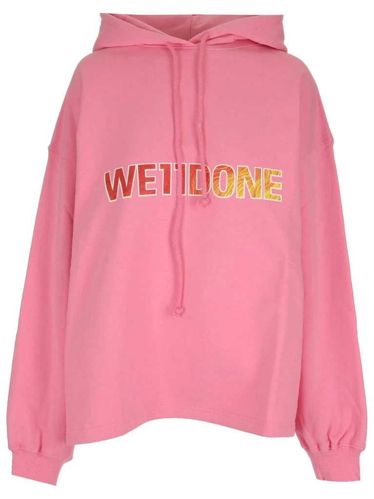 商品We11done|We11done Logo Printed Oversized Hoodie,价格¥1219,第1张图片