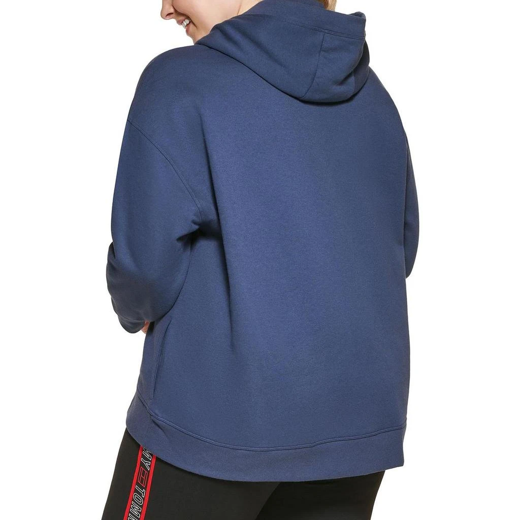 商品Tommy Hilfiger|Tommy Hilfiger Sport Womens Plus Fleece Comfy Hoodie,价格¥88,第2张图片详细描述