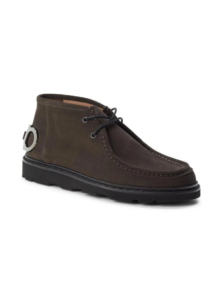 商品Salvatore Ferragamo|Gancini Suede Chukka Boots,价格¥3679,第2张图片详细描述