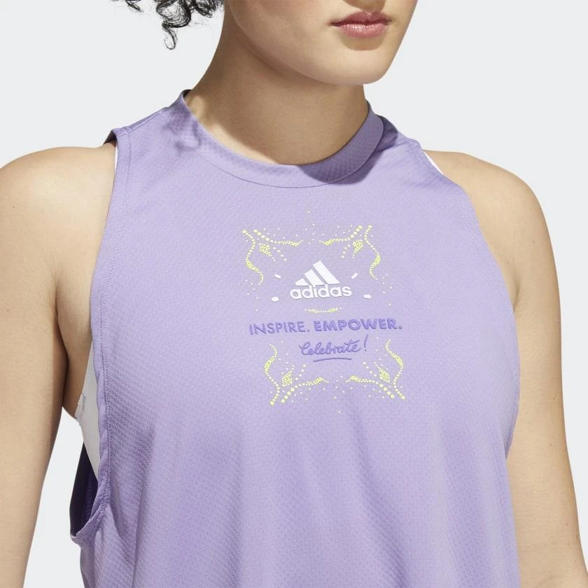 商品Adidas|Women's adidas Boston Marathon 2022 Run Icons Tank Top,价格¥127,第5张图片详细描述