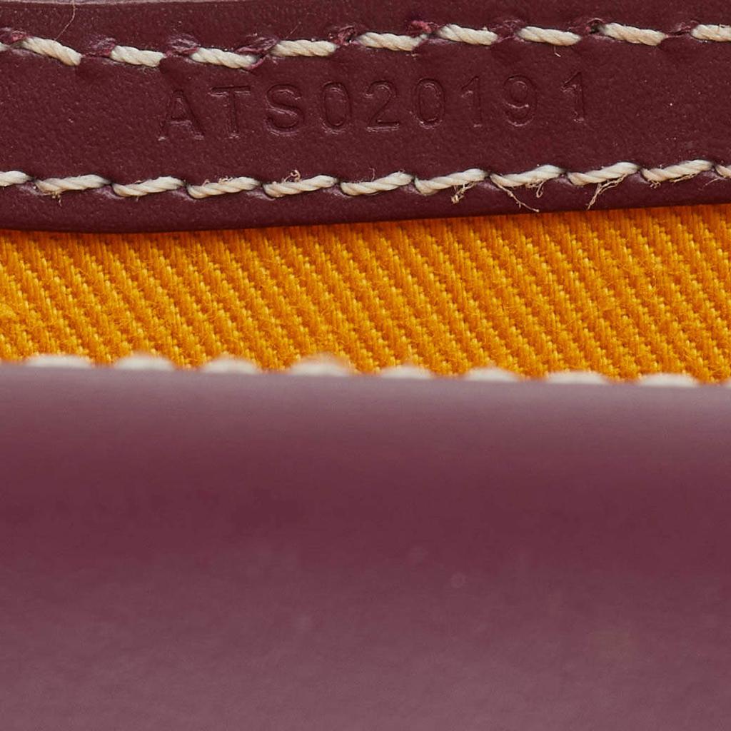 Goyard Burgundy Goyardine Coated Canvas and Leather Monte Carlo Bois Shoulder Bag商品第8张图片规格展示