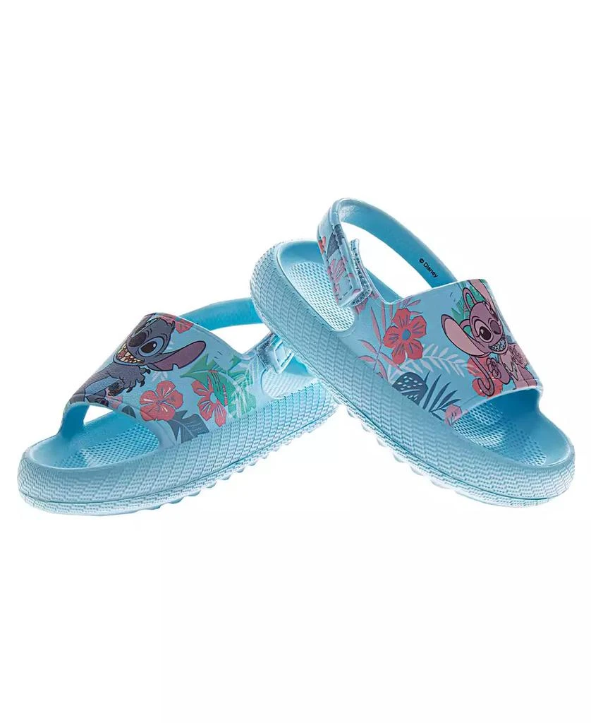商品Disney|Toddler Girls Stitch and Angel Slip On Slides,价格¥184,第2张图片详细描述