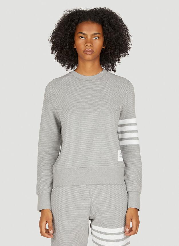Four Bar Sweatshirt in Grey商品第1张图片规格展示