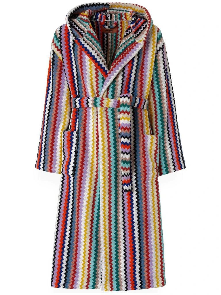 商品Missoni|Riverbero Hooded Bathrobe,价格¥3355,第1张图片