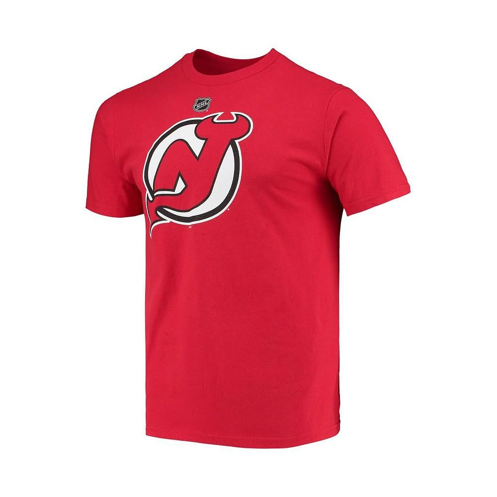 商品Adidas|Men's Cory Schneider Red New Jersey Devils Name and Number T-shirt,价格¥226,第2张图片详细描述