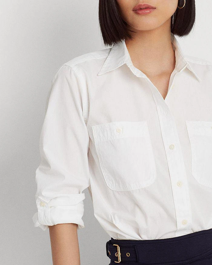 商品Ralph Lauren|Relaxed Roll Sleeve Shirt,价格¥671,第5张图片详细描述