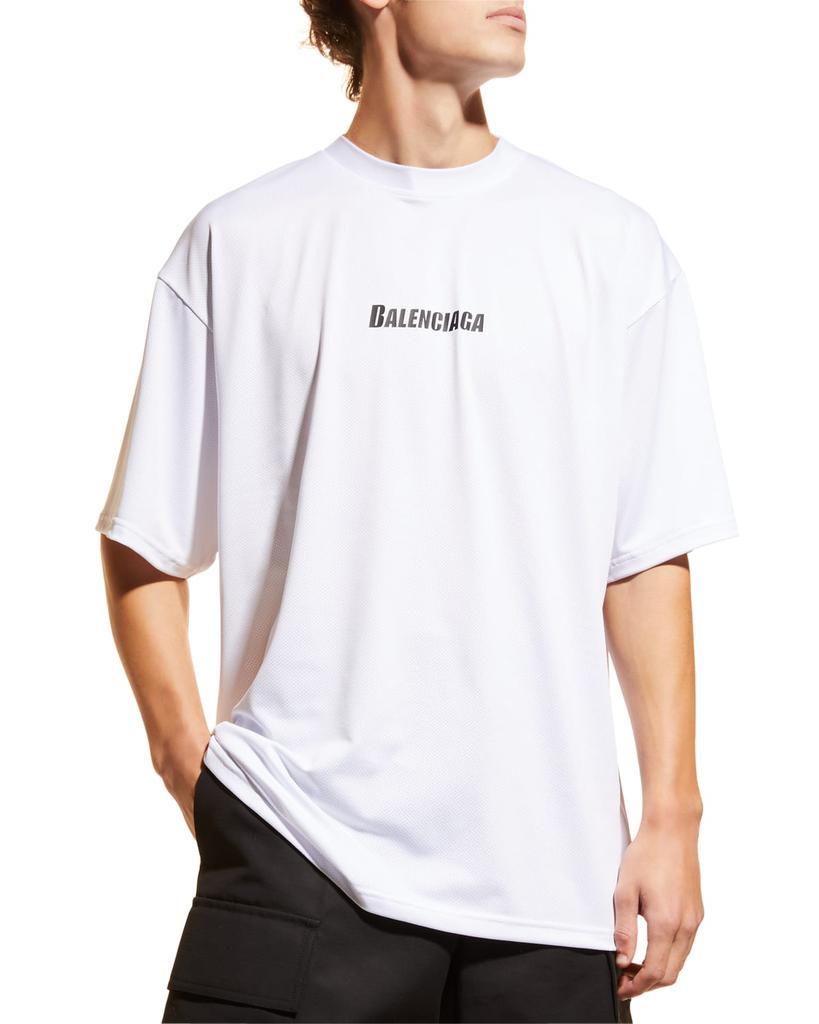 商品Balenciaga|Men's Mesh Swim T-Shirt,价格¥2195,第1张图片