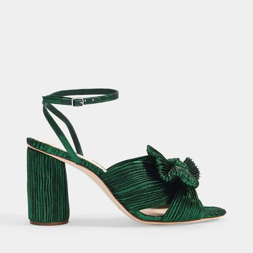 商品Loeffler Randall|Camellia Sandals - Loeffler Randall - Emerald - Leather,价格¥3183,第1张图片