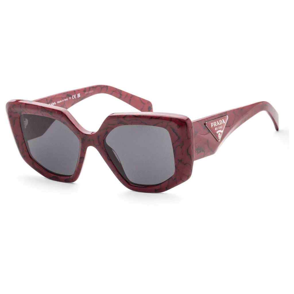 商品Prada|Prada 红色 Irregular 太阳镜,价格¥1368,第1张图片