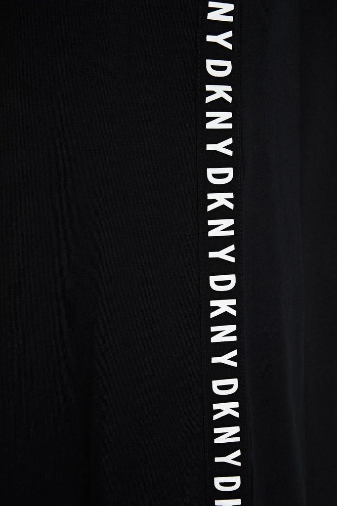 商品DKNY|Printed cotton-blend jersey mini dress,价格¥224,第6张图片详细描述