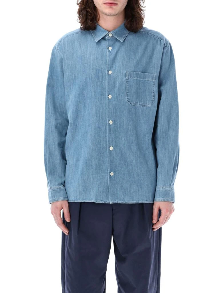 商品A.P.C.|Chest Patch Denim Shirt,价格¥1822,第1张图片