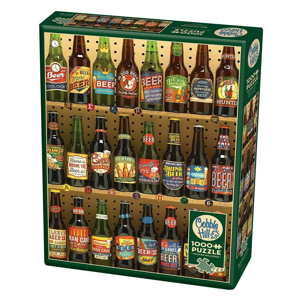 商品MasterPieces Puzzles|Cobble Hill Beer Collection 1000 Piece Jigsaw Puzzle,价格¥98,第2张图片详细描述