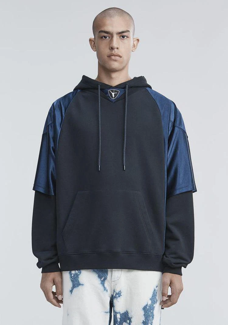 商品Alexander Wang|FOOTBALL HYBRID HOODIE,价格¥2064,第5张图片详细描述