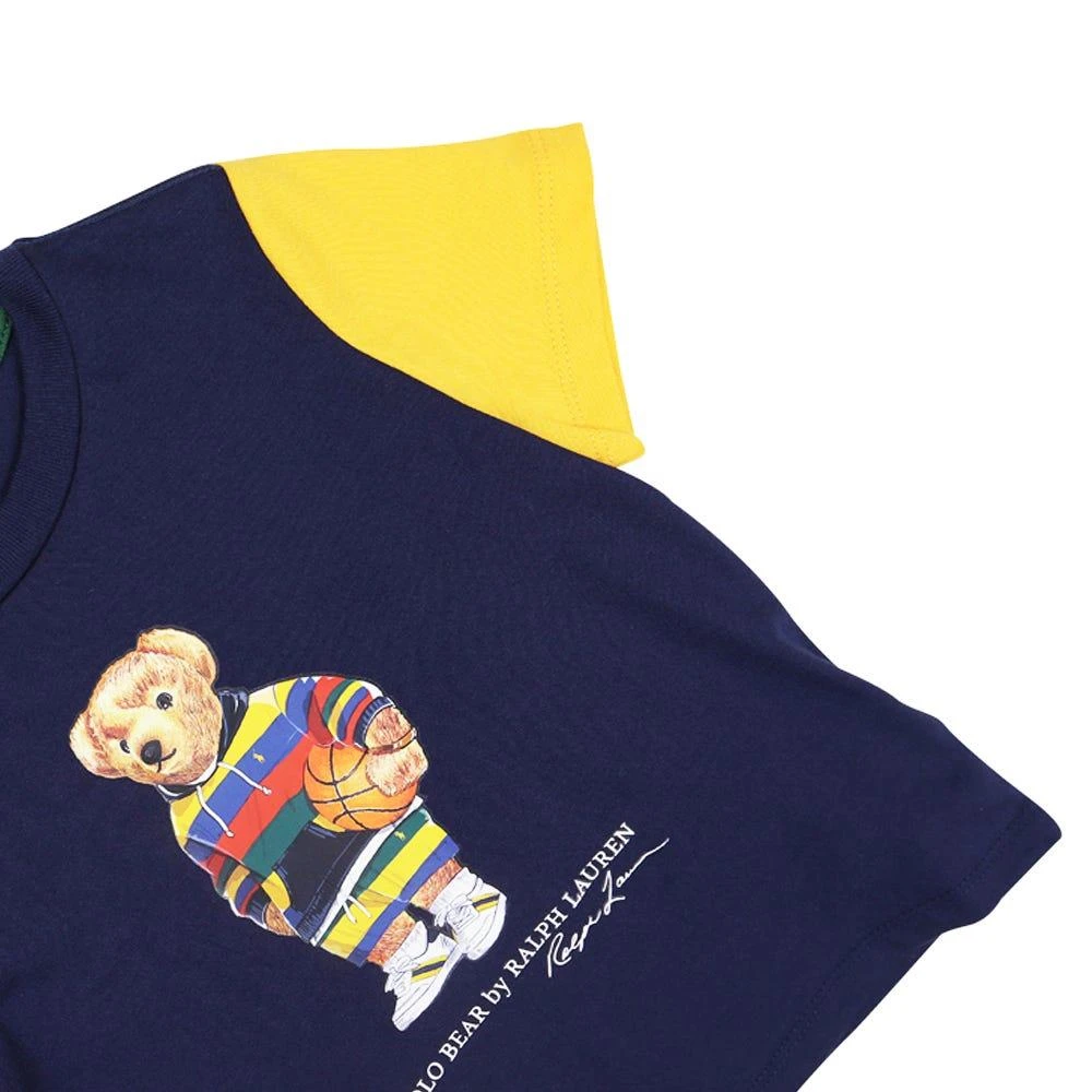 商品Ralph Lauren|Multicoloured Polo Bear Motif T Shirt & Shorts Set,价格¥367,第3张图片详细描述