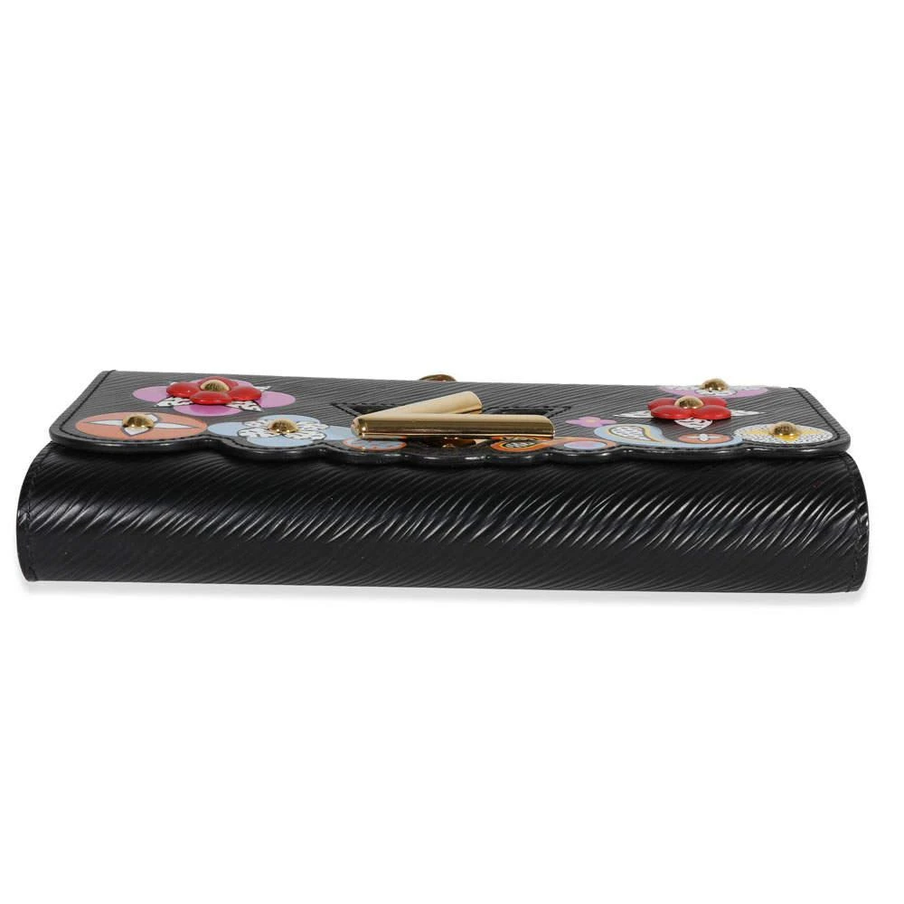 商品[二手商品] Louis Vuitton|Louis Vuitton Black Epi Leather Blooming Flowers Twist Wallet on Chain,价格¥16425,第5张图片详细描述