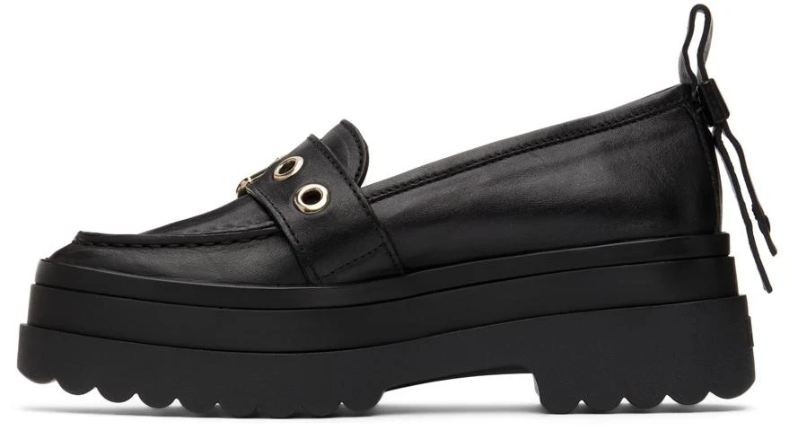 商品RED Valentino|Black Lambskin Loafers,价格¥1470,第3张图片详细描述