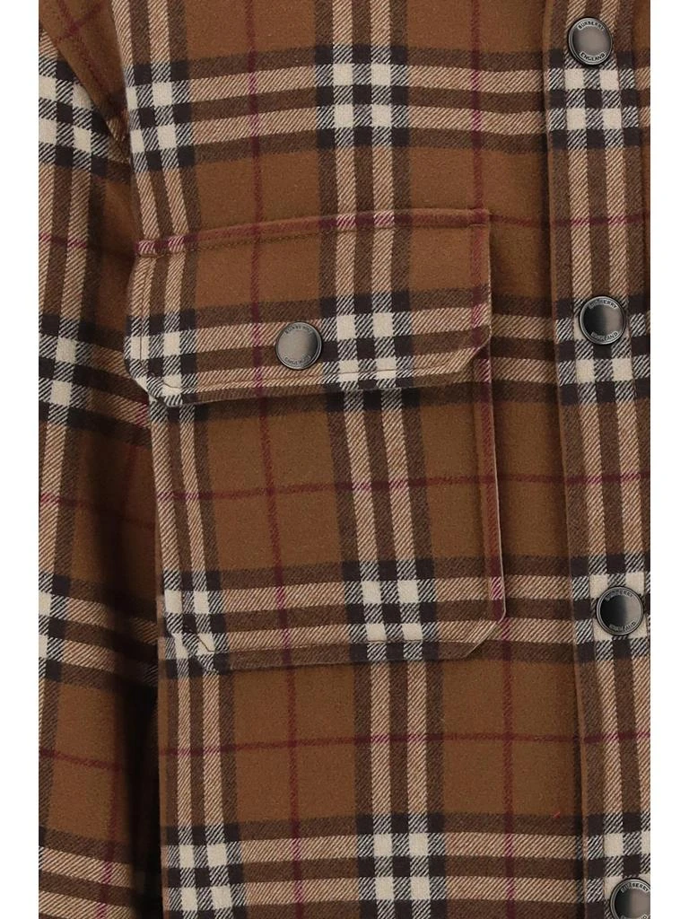 商品Burberry|Burberry Checked Long-Sleeved Shirt,价格¥7087,第3张图片详细描述