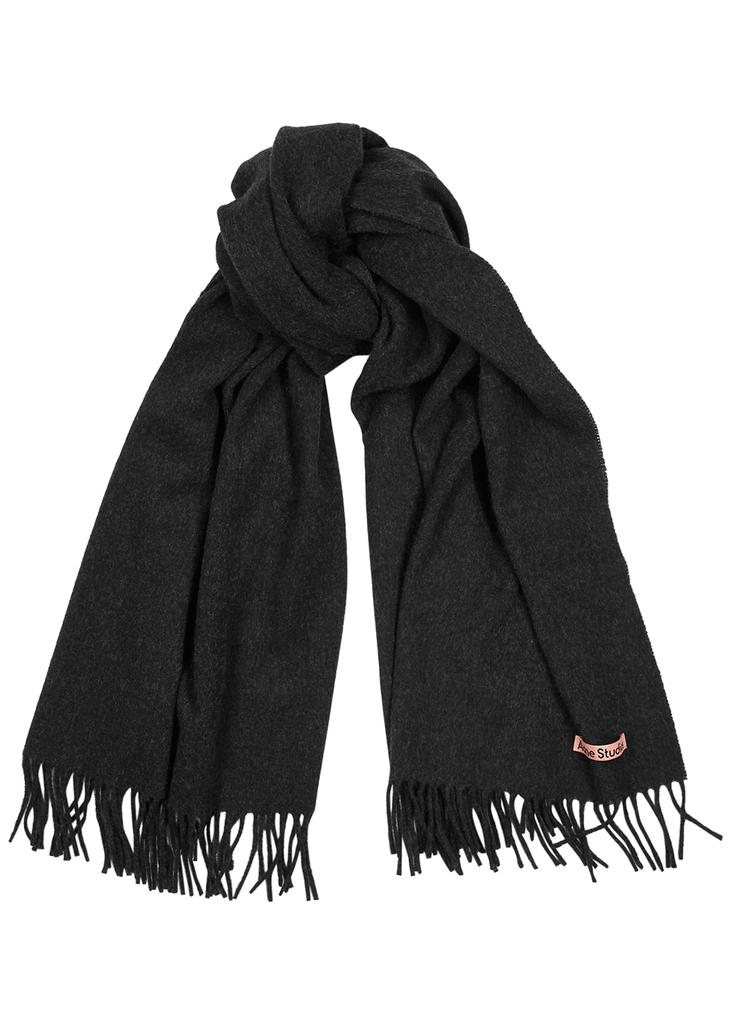 Canada anthracite wool scarf商品第1张图片规格展示