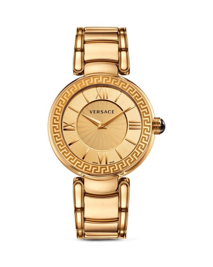 商品Versace|Leda Gold Ion Plated and Stainless Steel Analog Watch, 38mm,价格¥10437,第1张图片