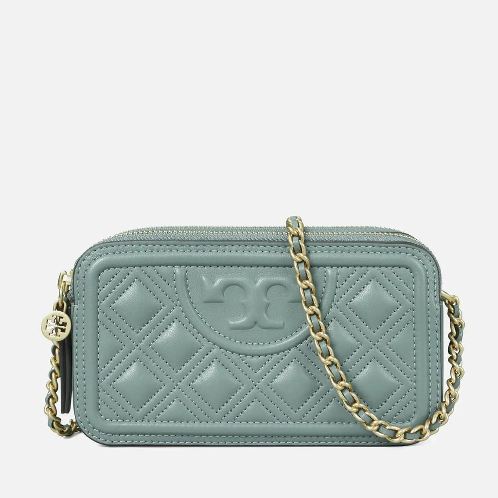 商品Tory Burch|Tory Burch Women's Fleming Double-Zip Mini Bag - Arctic,价格¥3050,第1张图片