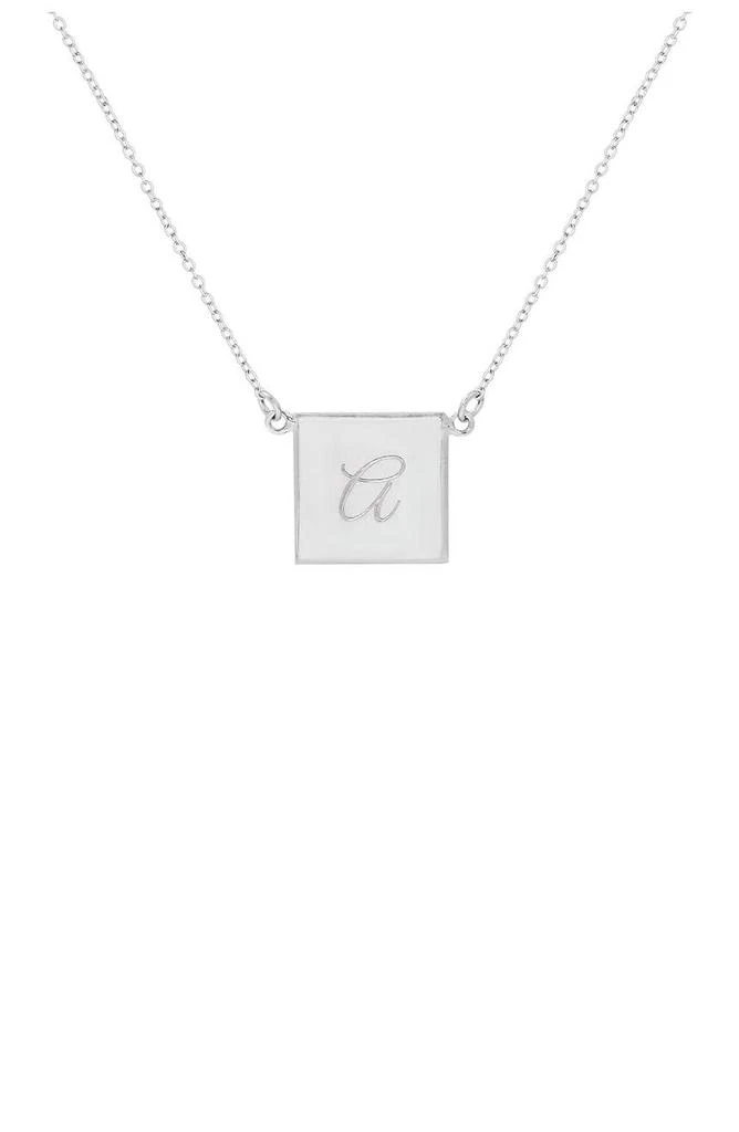 商品Savvy Cie Jewels|Sterling Silver Initial Pendant Necklace,价格¥265,第3张图片详细描述