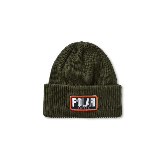 商品Polar Skate Co.|Polar Skate Co. Earthquake Merino Beanie - Army,价格¥375,第1张图片