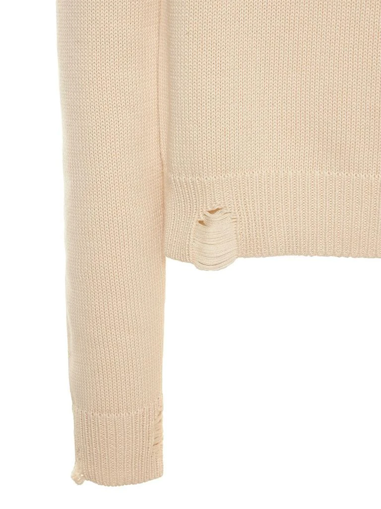 商品AMIRI|Logo Intarsia Cotton Blend Knit Sweater,价格¥7547,第4张图片详细描述