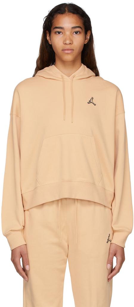 Beige Cotton Hoodie商品第1张图片规格展示