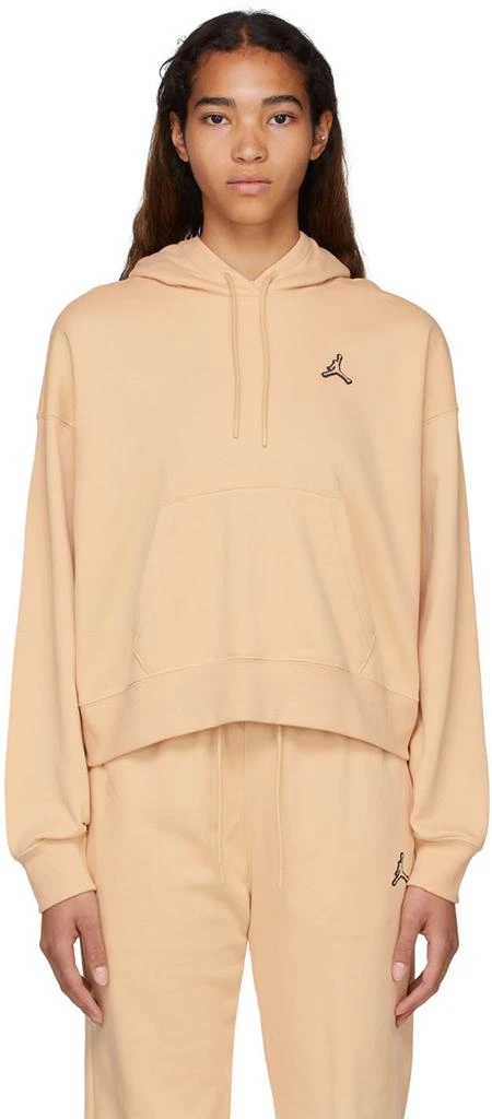 商品Jordan|Beige Cotton Hoodie,价格¥278,第1张图片