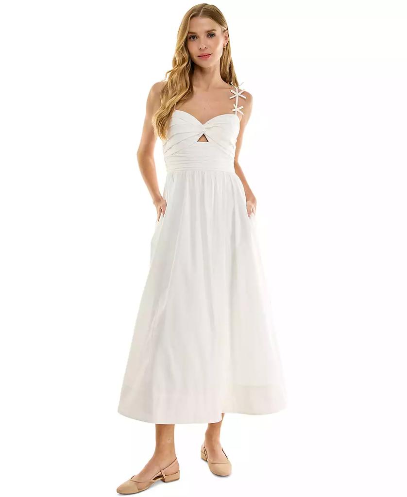 women's light pink off the shoulder dress for pregnancy PinkBlush Pink Solid Off Shoulder Maternity Maxi Dress