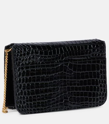 商品Yves Saint Laurent|Cassandre leather phone pouch,价格¥6915,第4张图片详细描述