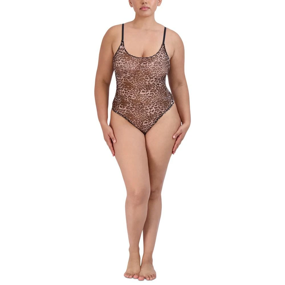 商品Steve Madden|Women's Sheer Mesh Thong Bodysuit SM11841,价格¥202,第2张图片详细描述