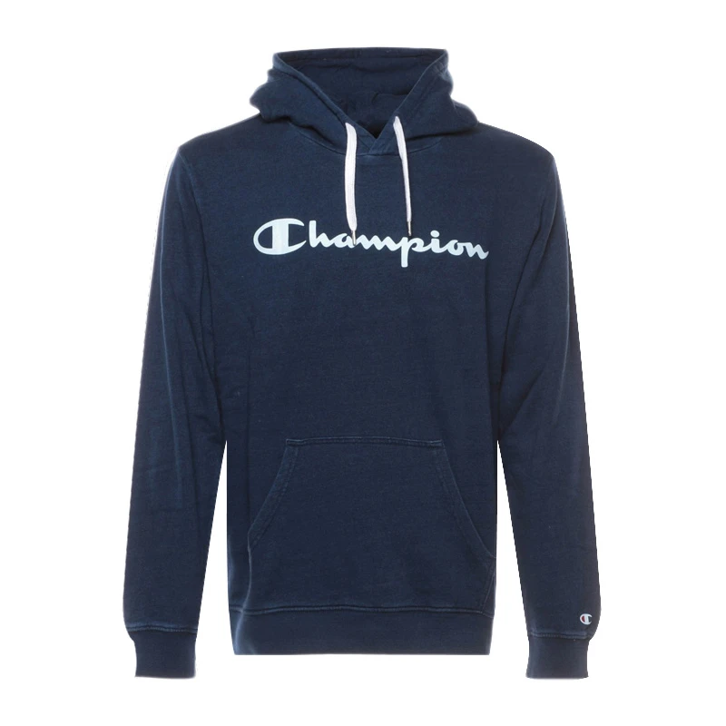 Champion 男士深蓝色棉连帽卫衣上衣 213183-BV501 商品